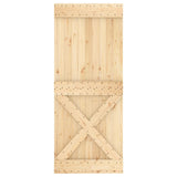 Porte NARVIK 85x210 cm bois massif de pin