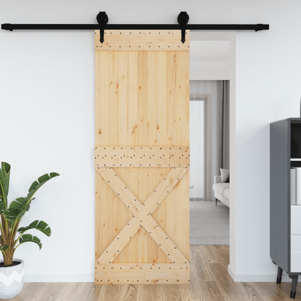 Porte NARVIK 85x210 cm bois massif de pin