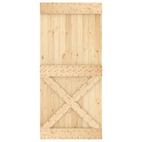 Porte NARVIK 95x210 cm bois massif de pin