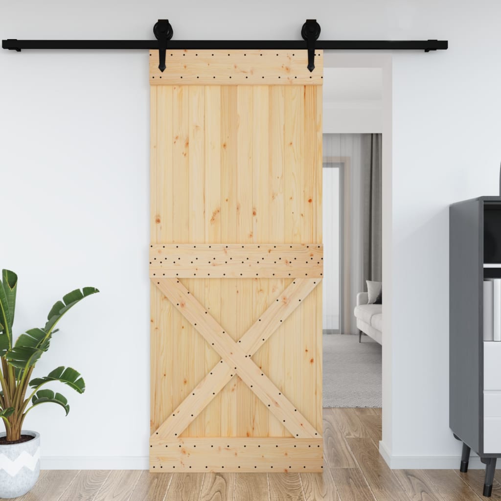 Porte NARVIK 95x210 cm bois massif de pin