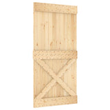 Porte NARVIK 100x210 cm bois massif de pin