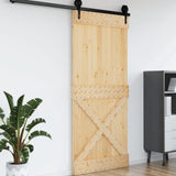 Porte NARVIK 100x210 cm bois massif de pin