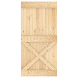 Porte NARVIK 100x210 cm bois massif de pin