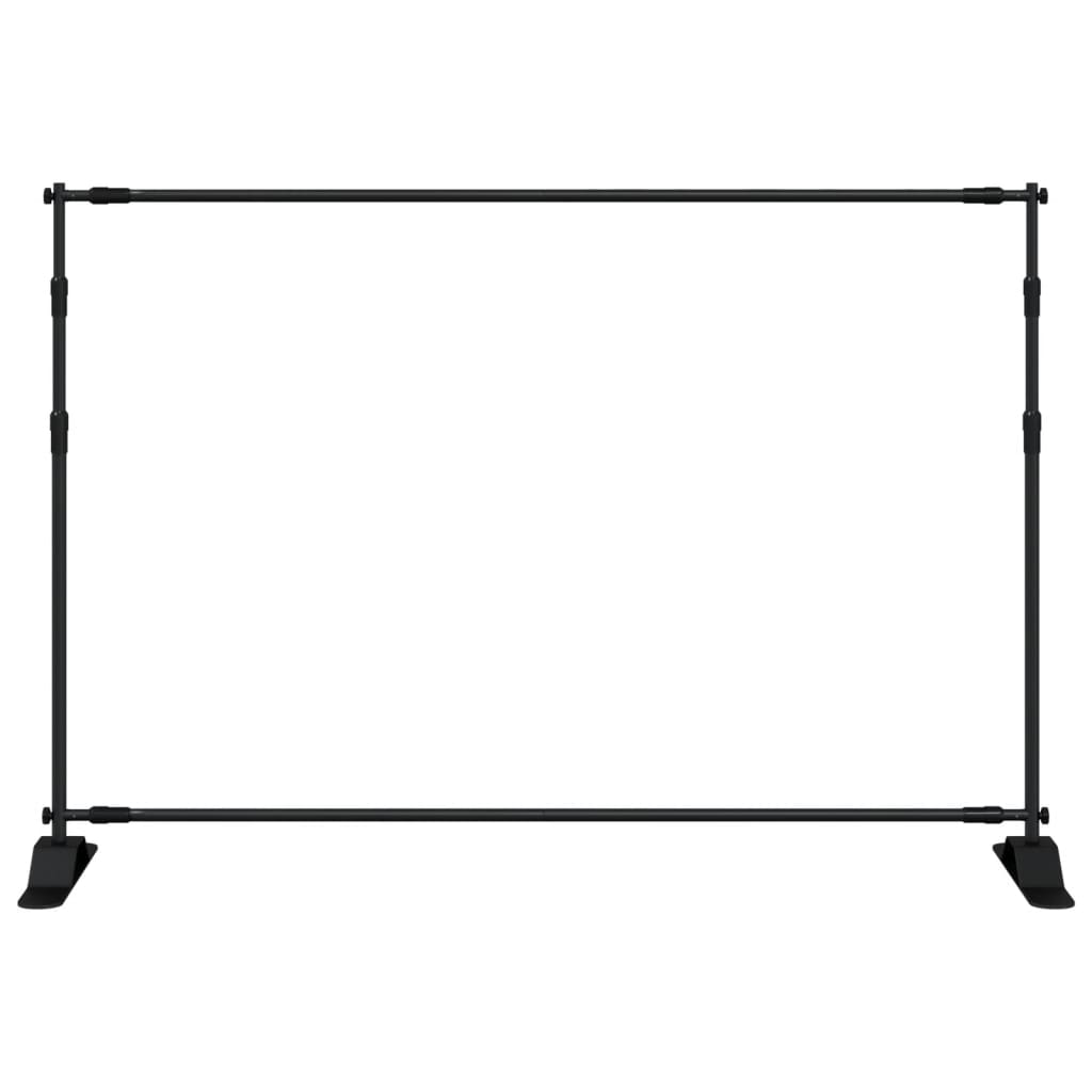 Backdrop Stands 2 pcs Black 305x243cm Steel