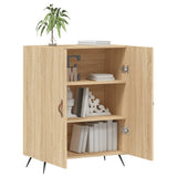 Sideboard aus Sonoma-Eiche, 69,5 x 34 x 90 cm, Holzwerkstoff