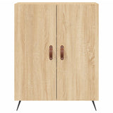 Sideboard aus Sonoma-Eiche, 69,5 x 34 x 90 cm, Holzwerkstoff