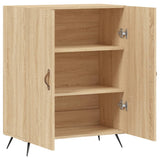 Sideboard aus Sonoma-Eiche, 69,5 x 34 x 90 cm, Holzwerkstoff