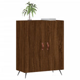 Brown oak sideboard 69.5x34x90 cm engineered wood