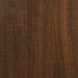 Brown oak sideboard 69.5x34x90 cm engineered wood