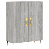 Sonoma gray sideboard 69.5x34x90 cm engineered wood