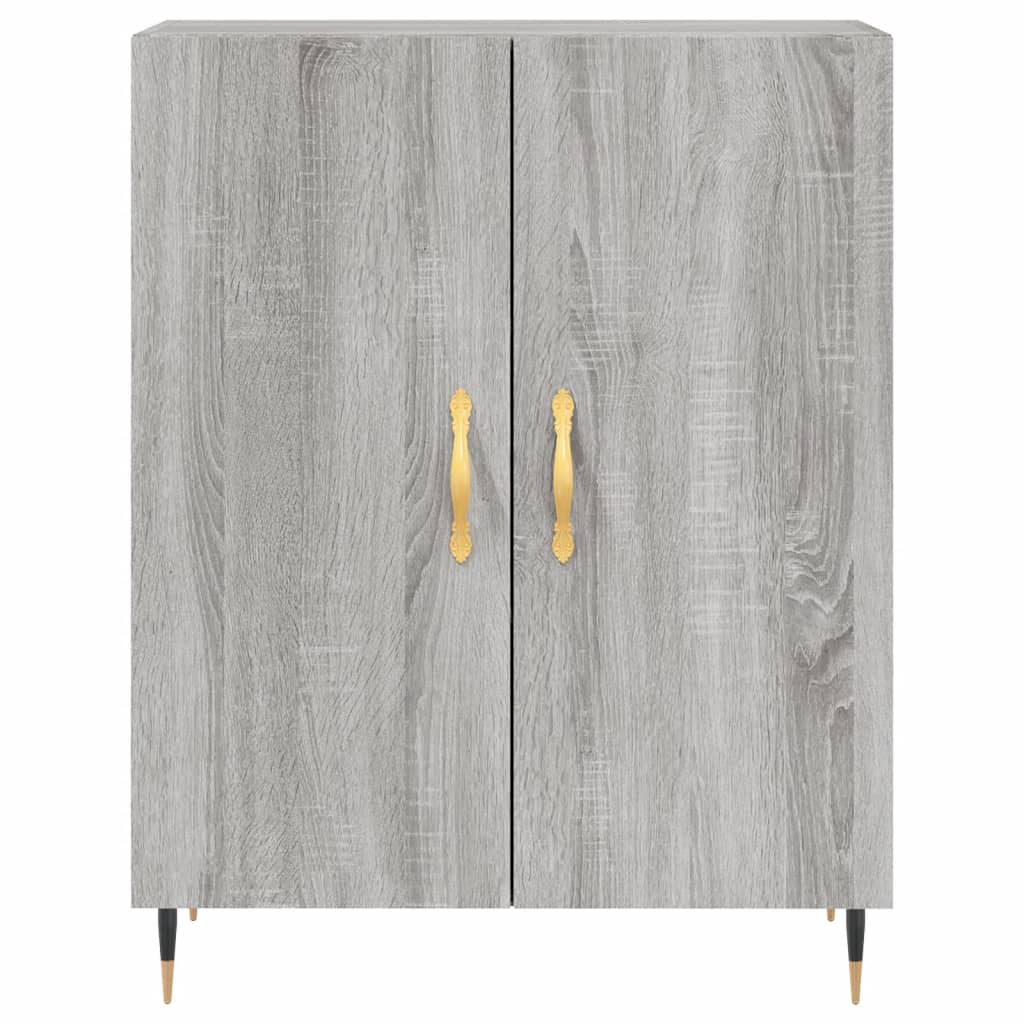 Sonoma gray sideboard 69.5x34x90 cm engineered wood