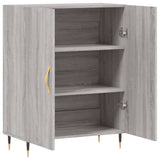 Sonoma gray sideboard 69.5x34x90 cm engineered wood