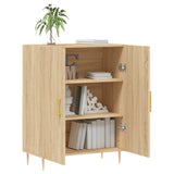 Buffet chêne sonoma 69,5x34x90 cm bois d'ingénierie