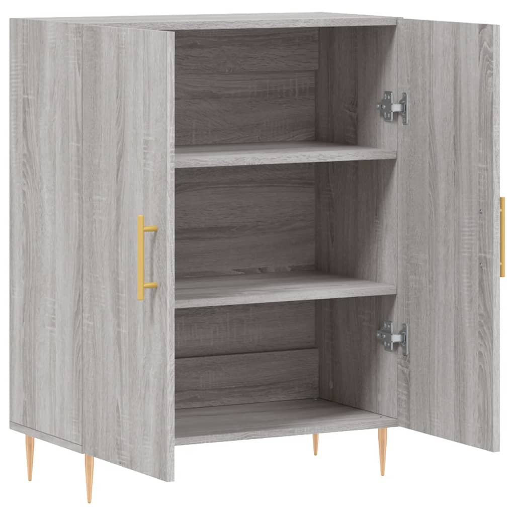 Buffet sonoma gris 69,5x34x90 cm bois d'ingénierie