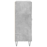 Concrete gray sideboard 69.5x34x90 cm engineered wood