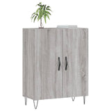 Sonoma gray sideboard 69.5x34x90 cm engineered wood