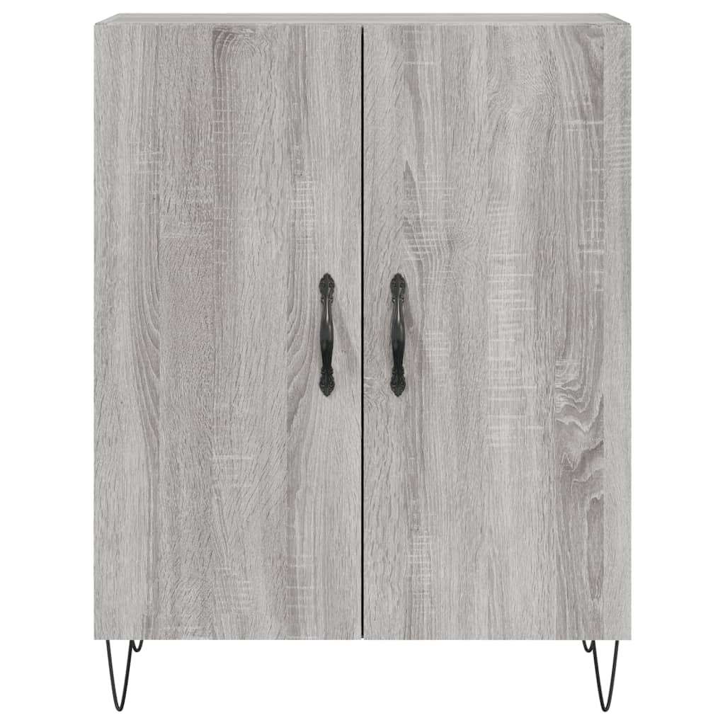 Sonoma gray sideboard 69.5x34x90 cm engineered wood