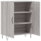 Sonoma gray sideboard 69.5x34x90 cm engineered wood