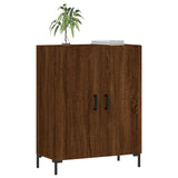 Buffet chêne marron 69,5x34x90 cm bois d'ingénierie