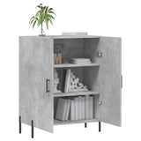 Buffet gris béton 69,5x34x90 cm bois d'ingénierie