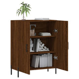 Brown oak sideboard 69.5x34x90 cm engineered wood