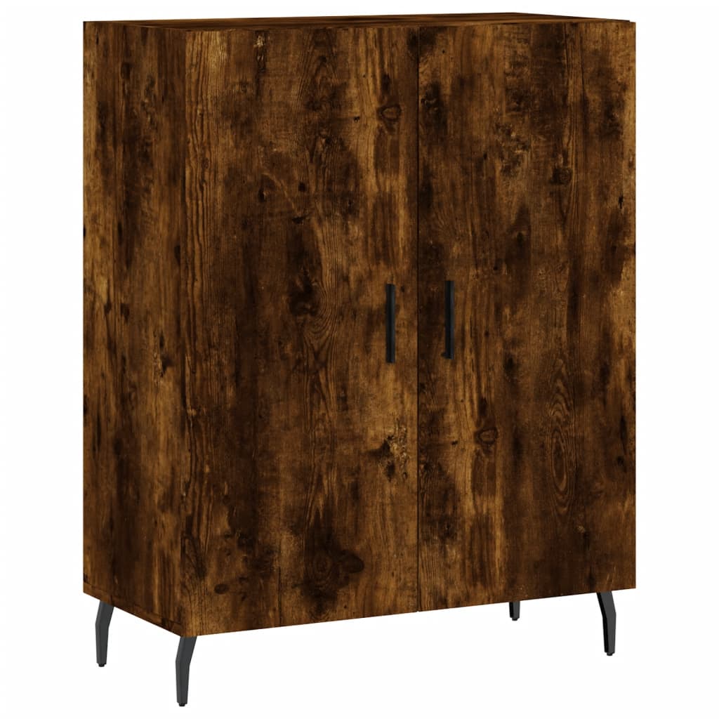 Smoked oak sideboard 69.5x34x90 cm engineered wood