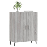 Buffet sonoma gris 69,5x34x90 cm bois d'ingénierie