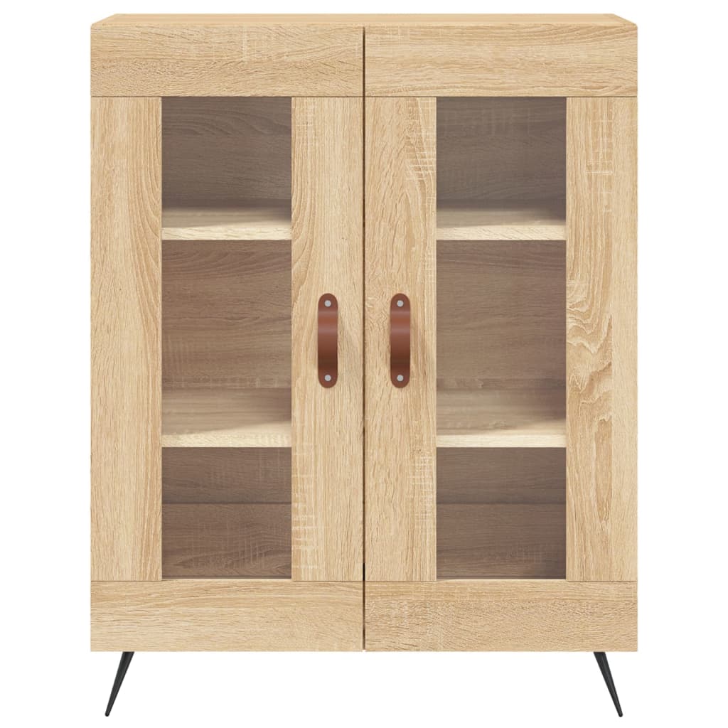 Buffet chêne sonoma 69,5x34x90 cm bois d'ingénierie