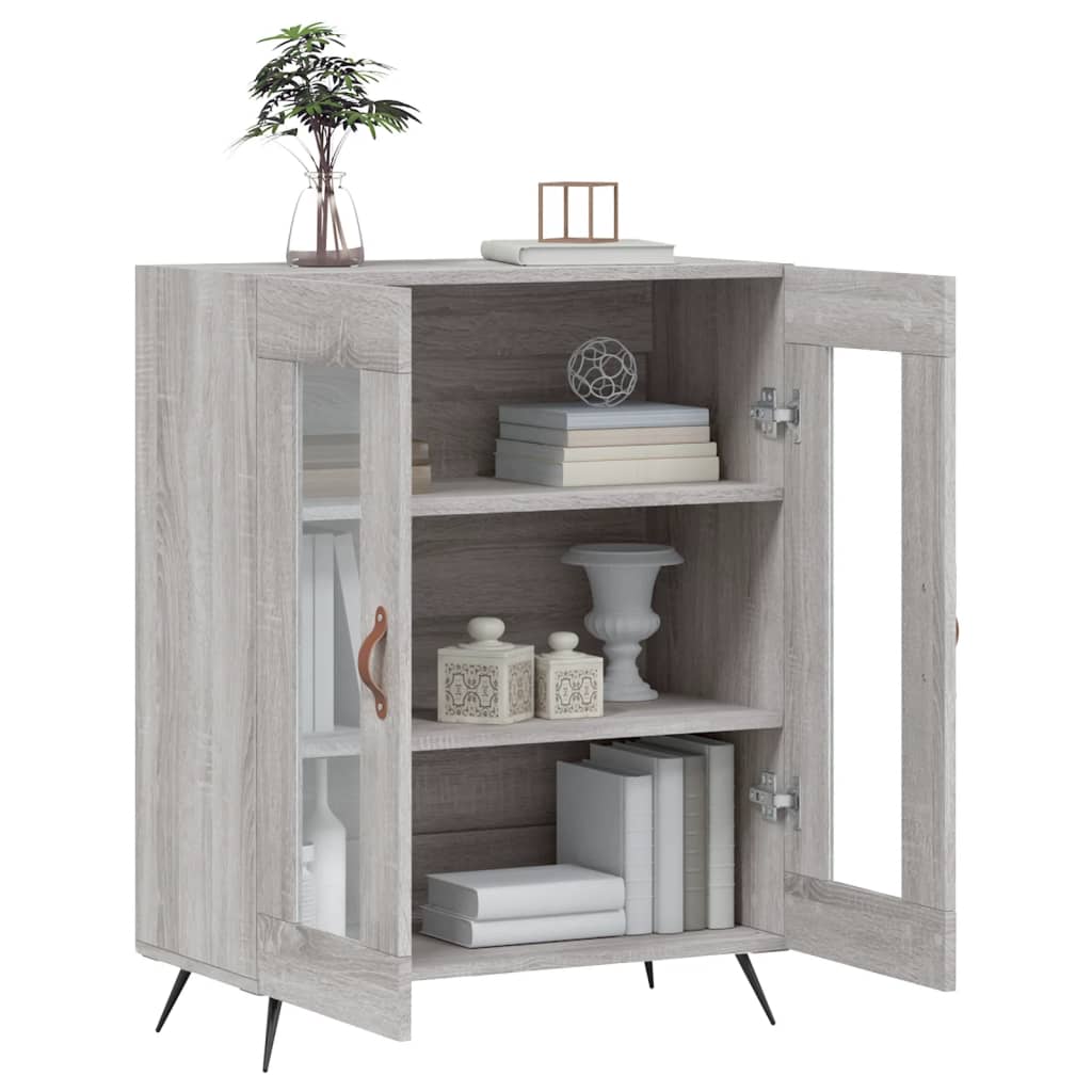 Buffet sonoma gris 69,5x34x90 cm bois d'ingénierie