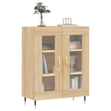 Buffet chêne sonoma 69,5x34x90 cm bois d'ingénierie