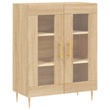 Buffet chêne sonoma 69,5x34x90 cm bois d'ingénierie