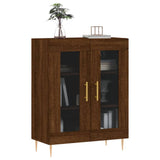 Buffet chêne marron 69,5x34x90 cm bois d'ingénierie