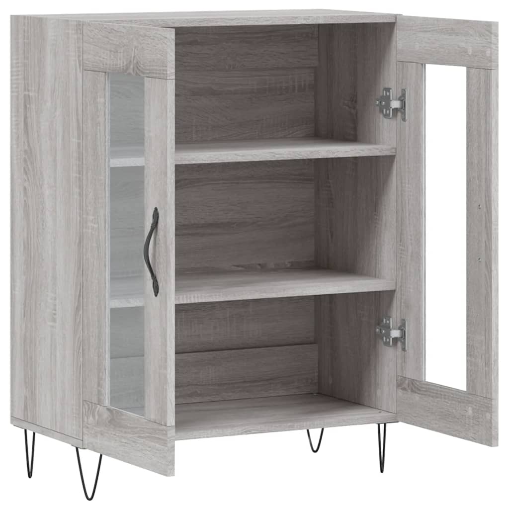 Buffet sonoma gris 69,5x34x90 cm bois d'ingénierie