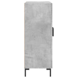 Concrete gray sideboard 69.5x34x90 cm engineered wood