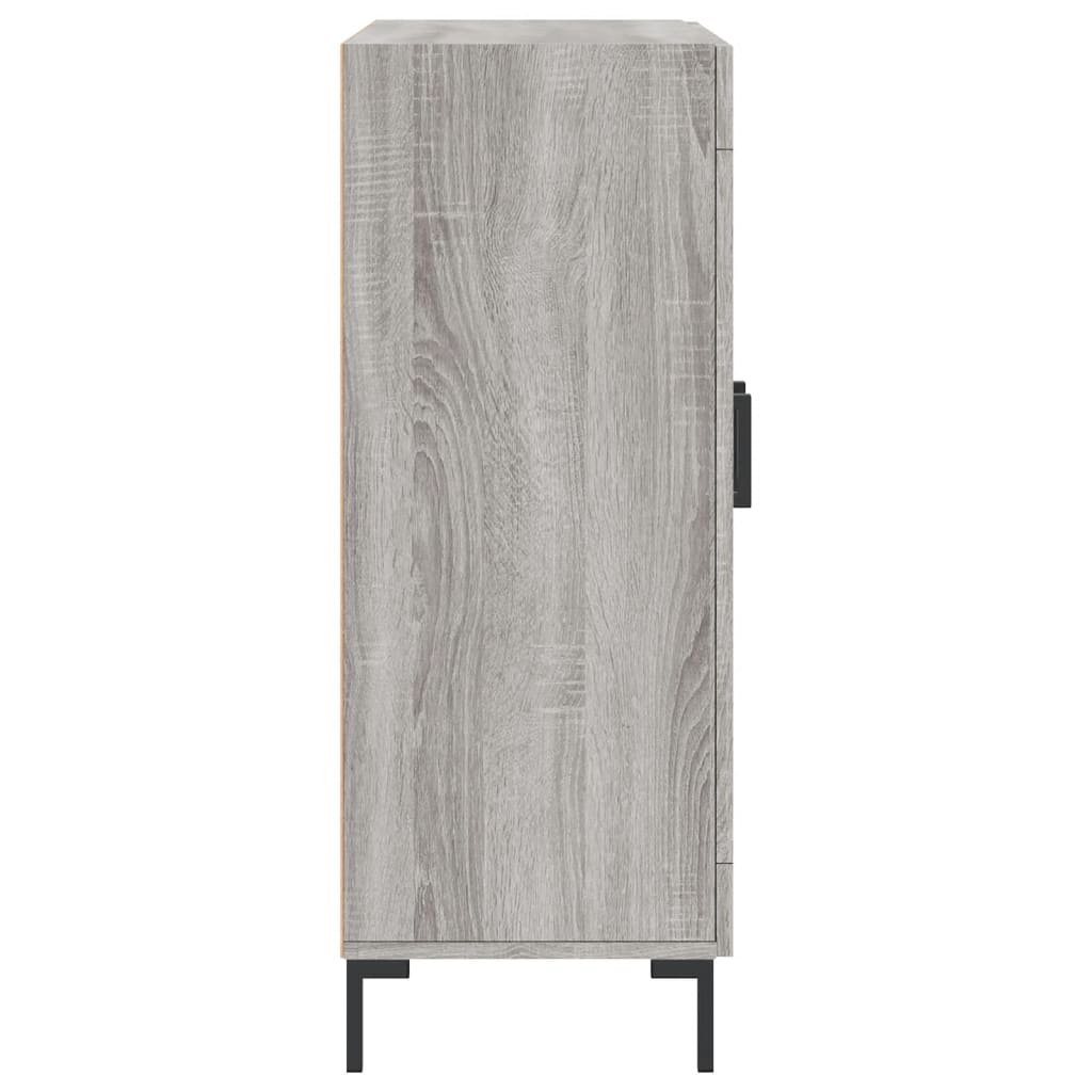 Sonoma gray sideboard 69.5x34x90 cm engineered wood