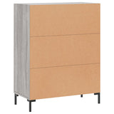 Sonoma graues Sideboard 69,5 x 34 x 90 cm, Holzwerkstoff