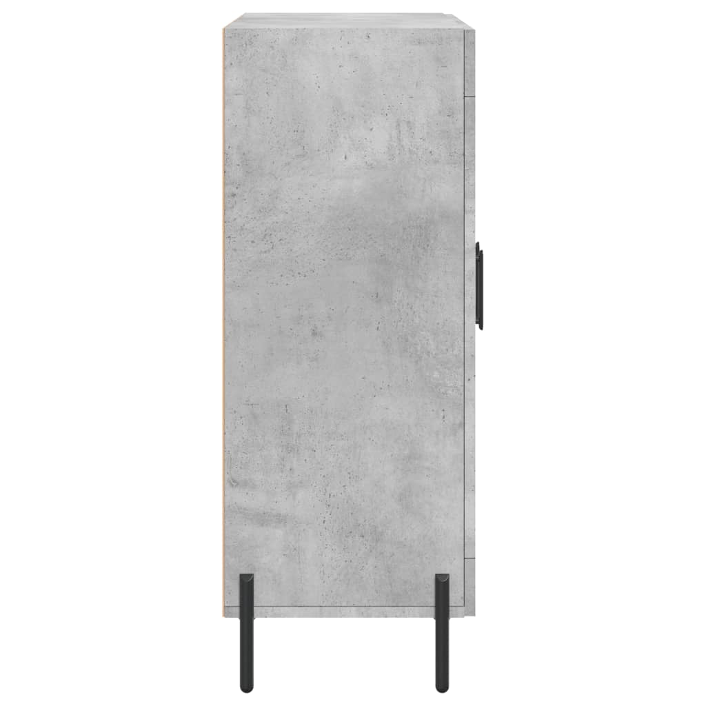 Concrete gray sideboard 69.5x34x90 cm engineered wood