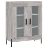 Sonoma gray sideboard 69.5x34x90 cm engineered wood