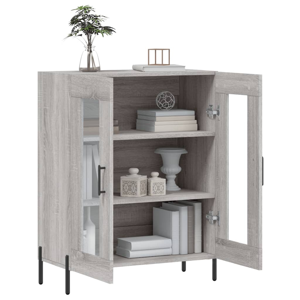 Buffet sonoma gris 69,5x34x90 cm bois d'ingénierie