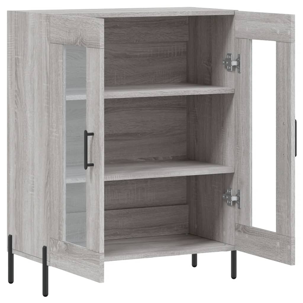 Buffet sonoma gris 69,5x34x90 cm bois d'ingénierie