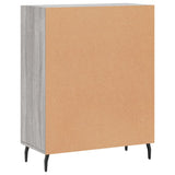 Sonoma graues Sideboard 69,5 x 34 x 90 cm, Holzwerkstoff