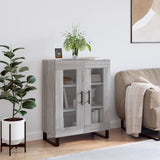 Sonoma gray sideboard 69.5x34x90 cm engineered wood