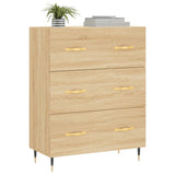 Sonoma oak sideboard 69.5x34x90 cm engineered wood