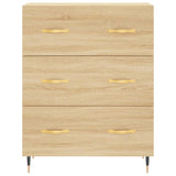 Sideboard aus Sonoma-Eiche, 69,5 x 34 x 90 cm, Holzwerkstoff