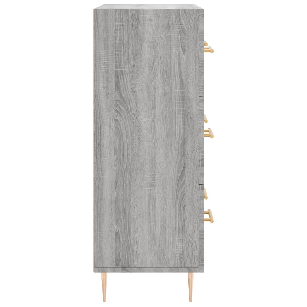 Buffet sonoma gris 69,5x34x90 cm bois d'ingénierie