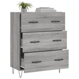 Buffet sonoma gris 69,5x34x90 cm bois d'ingénierie