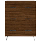 Brown oak sideboard 69.5x34x90 cm engineered wood