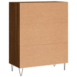 Sideboard aus brauner Eiche, 69,5 x 34 x 90 cm, Holzwerkstoff