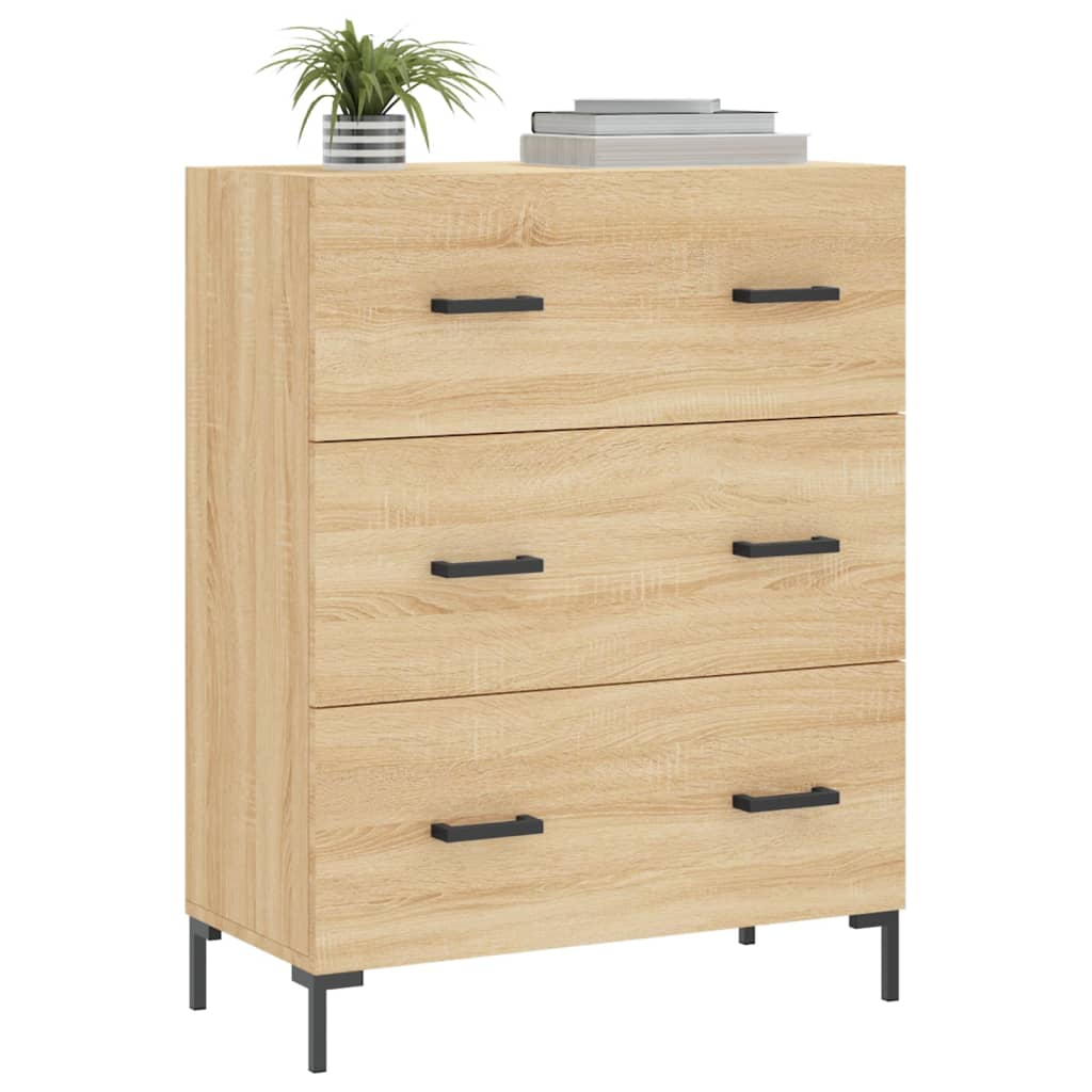 Sonoma oak sideboard 69.5x34x90 cm engineered wood