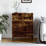 Smoked oak sideboard 69.5x34x90 cm engineered wood